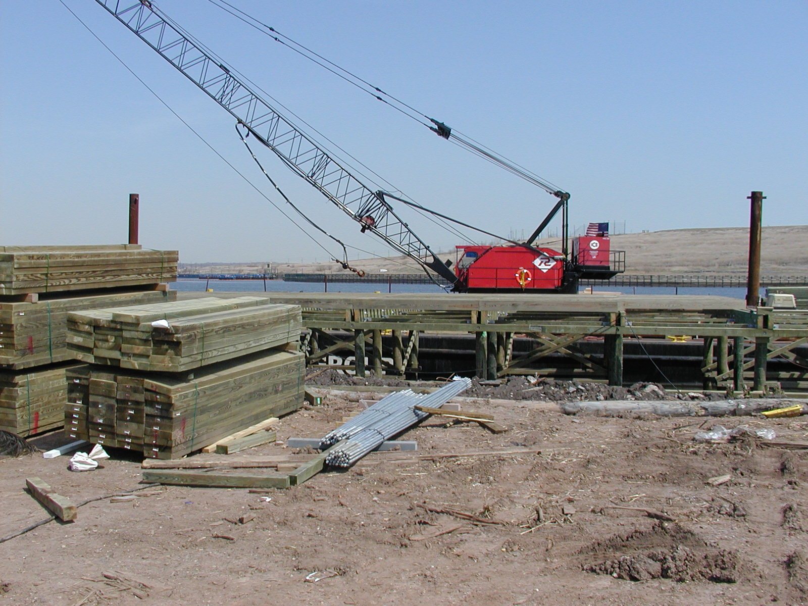 Historic Reicon pile driving