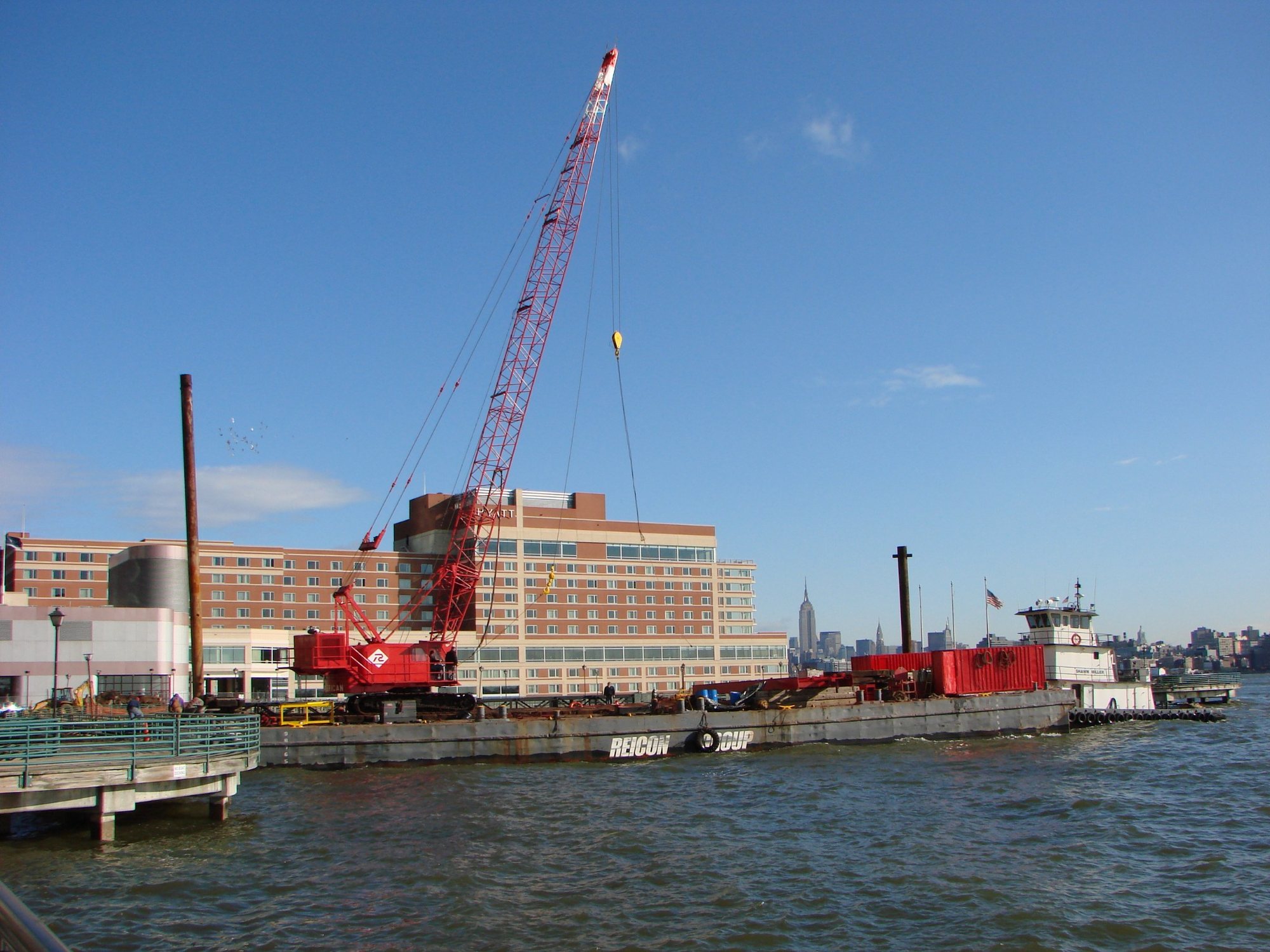 Marine construction project